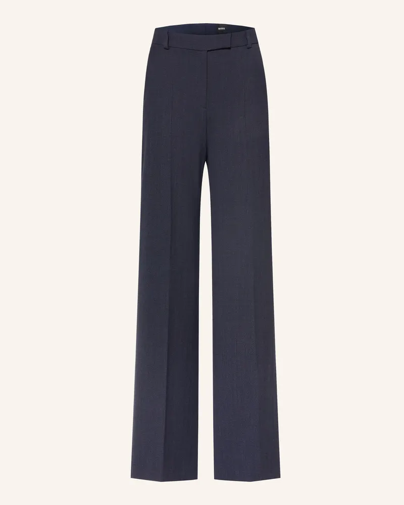 HUGO BOSS Marlenehose Tilda blau Dunkelblau