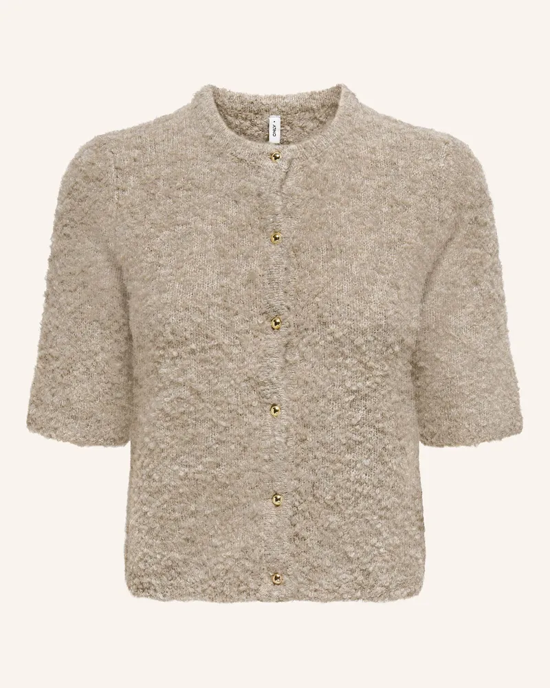 only Strickjacke Hellbraun