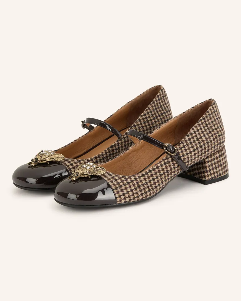 Jeffrey Campbell Mary-Jane-Pumps Intern-O braun Beige
