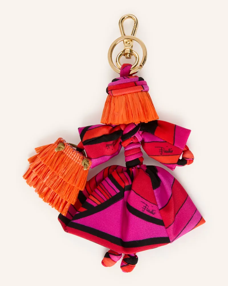 Emilio Pucci Taschenanhänger Bambolina pink Fuchsia