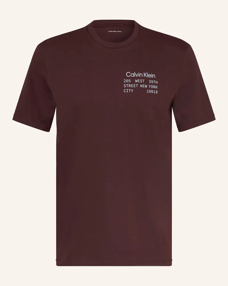 Calvin Klein T-Shirt Braun