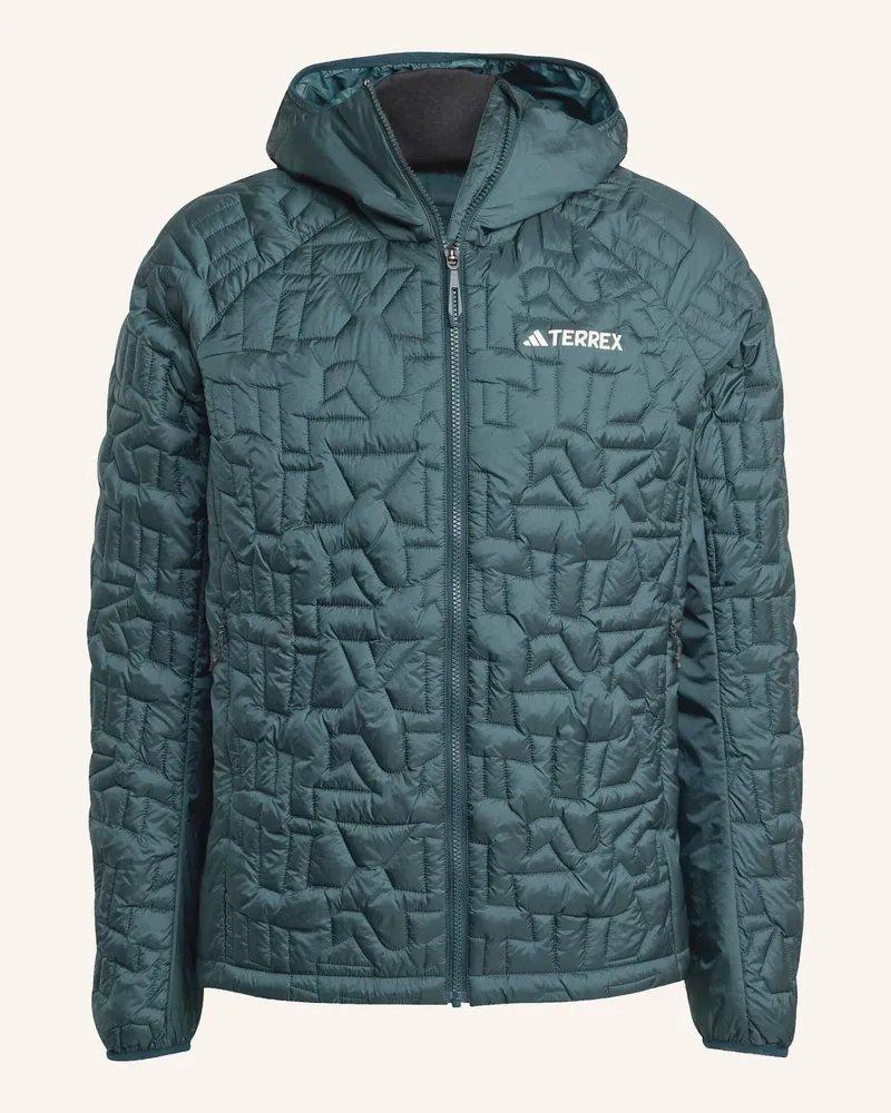 adidas Steppjacke Terrex Xperior Primaloft Loose Fill Hooded gruen Grün