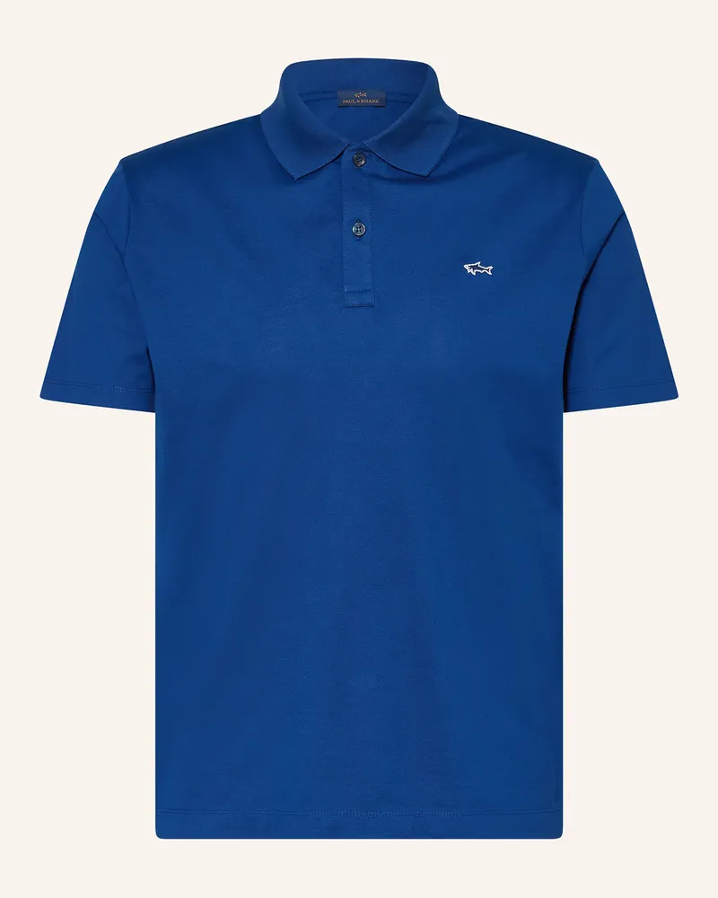 Paul & Shark Piqué-Poloshirt blau Blau