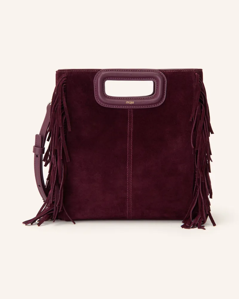 Maje Handtasche lila Dunkellila