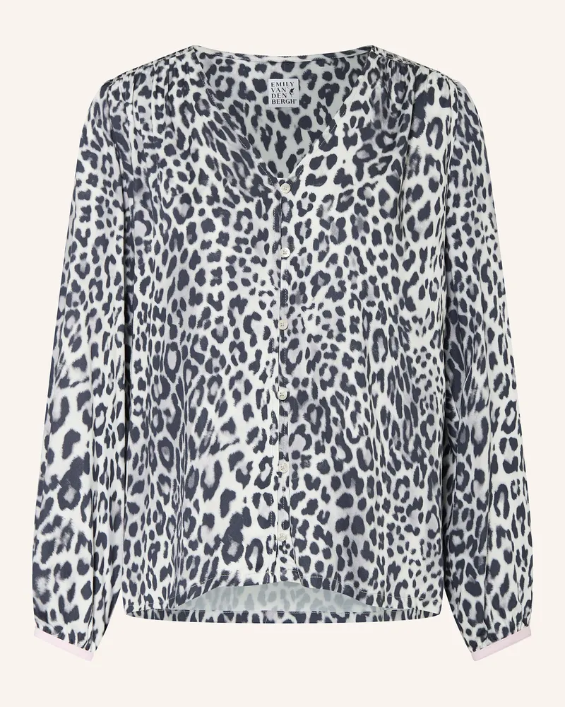 Emily van den Bergh Bluse Hellgrau