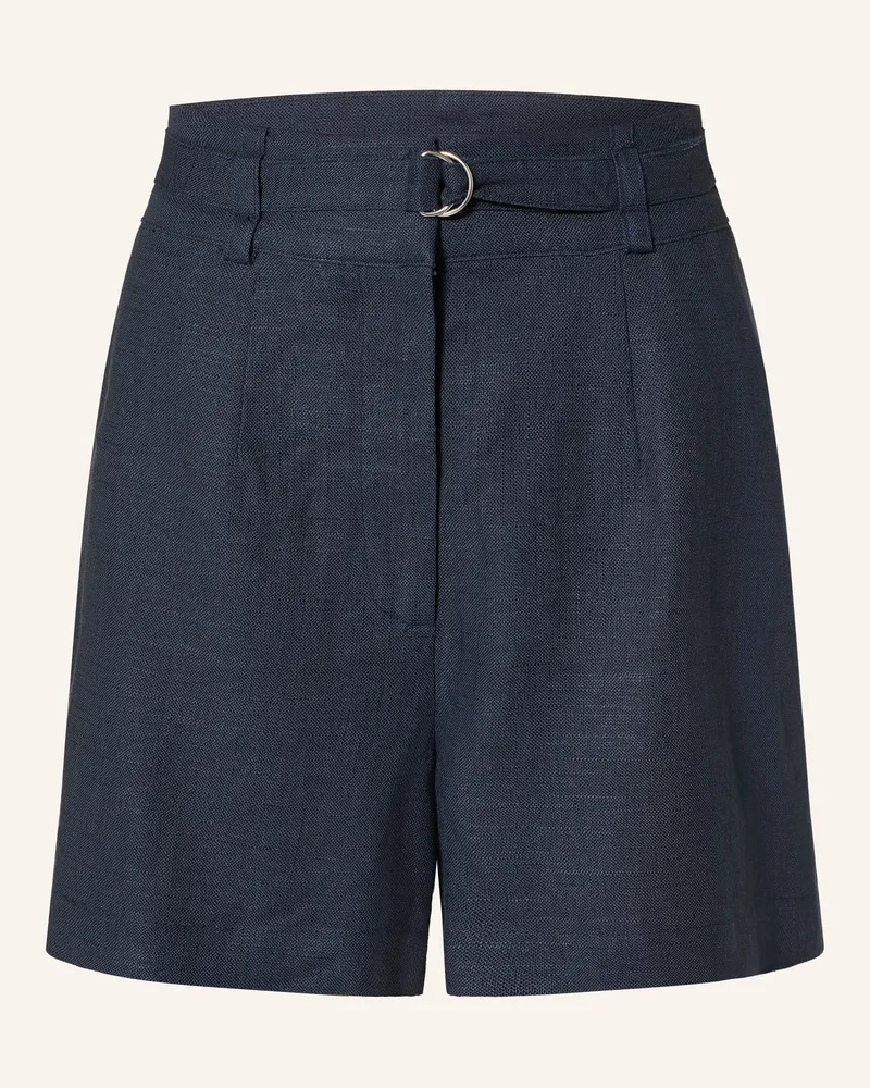 Y.A.S Shorts Mit Leinen blau Dunkelblau