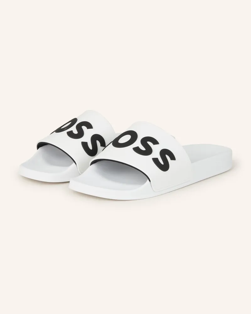 HUGO BOSS Pantoletten KIRK - WEISS Weiss