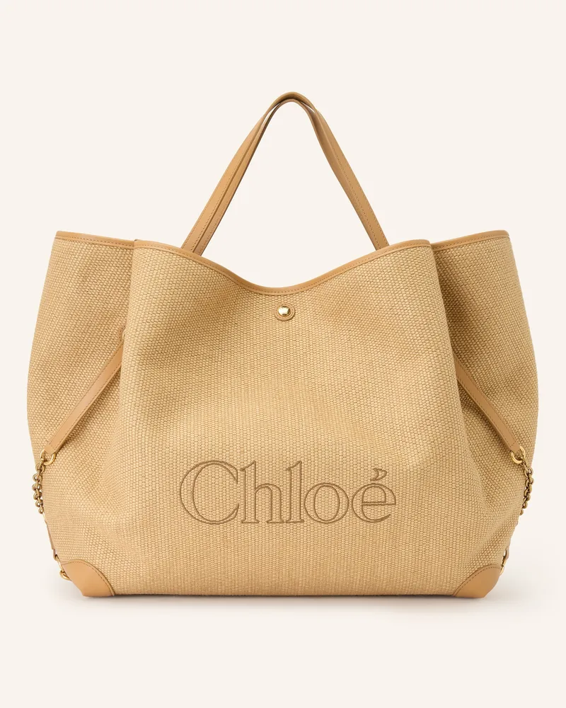 Chloé Shopper Clover braun 218