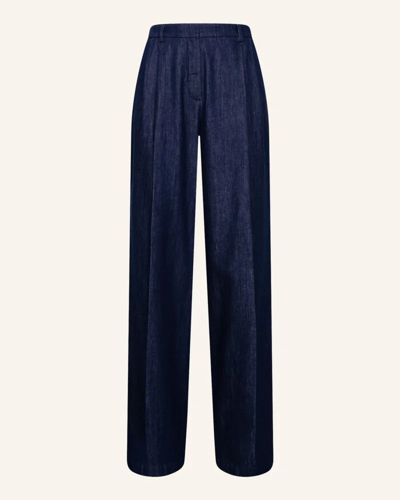 Seidensticker Stoffhose blau Dunkelblau