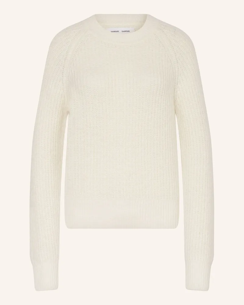 Samsøe & Samsøe Pullover SALAYLA mit Alpaka Ecru