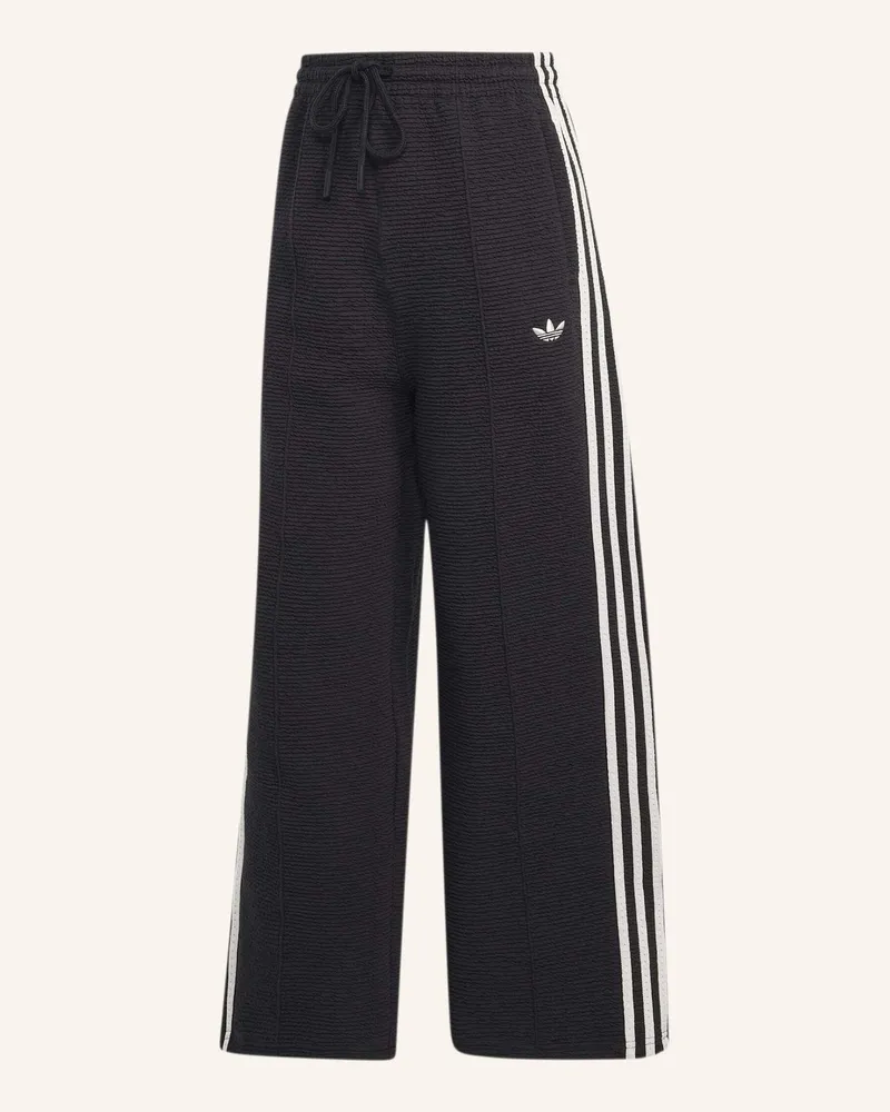 adidas Firebird Trainingshose, Kürzer Geschnitten schwarz Schwarz