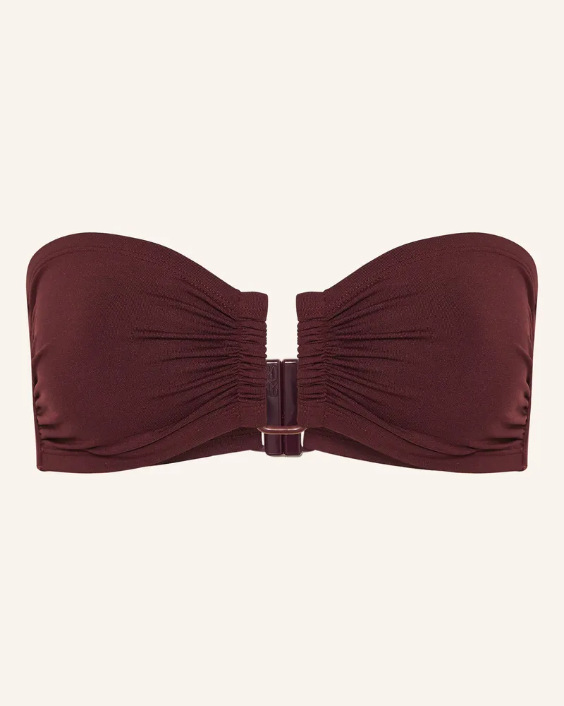 Eres Bandeau-Bikini-Top SHOW Dunkelrot