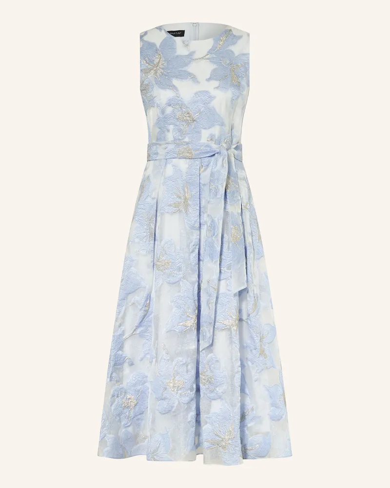 Apart Cocktailkleid mit Glitzergarn Hellblau