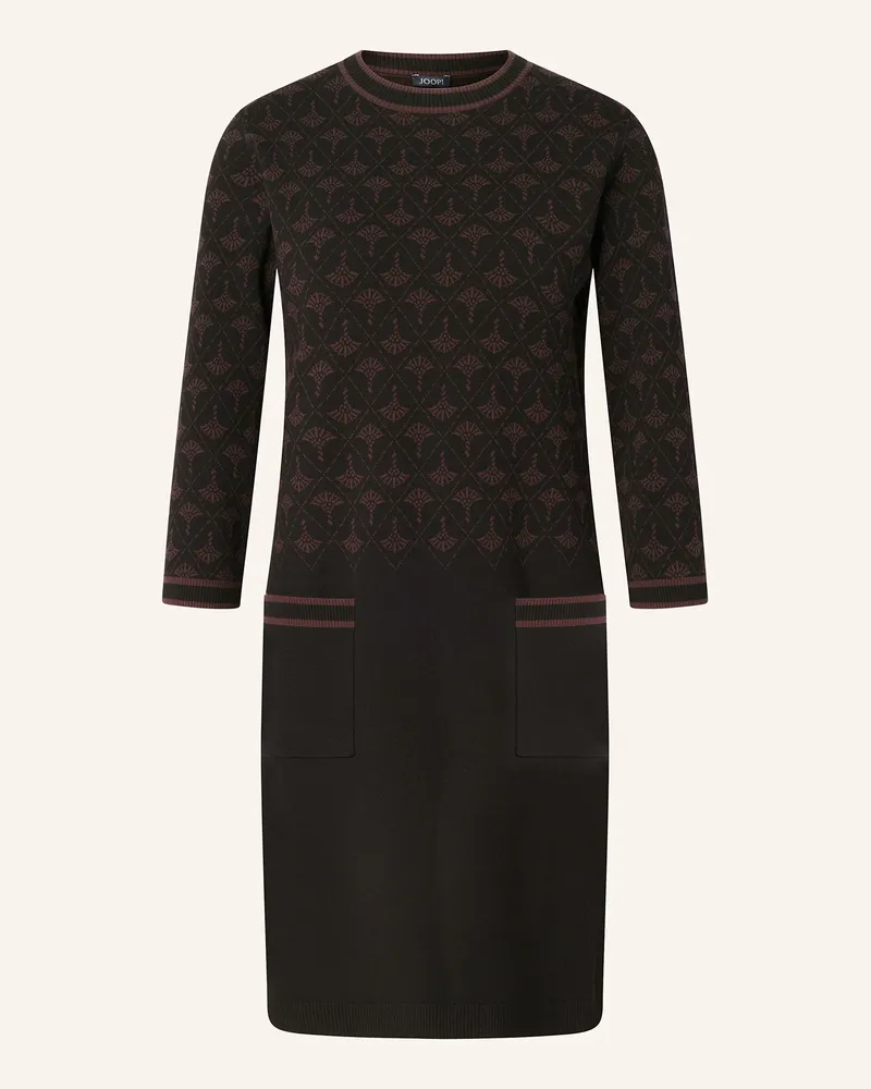 JOOP! Strickkleid KLAMIE mit 3/4-Arm Dunkelbraun