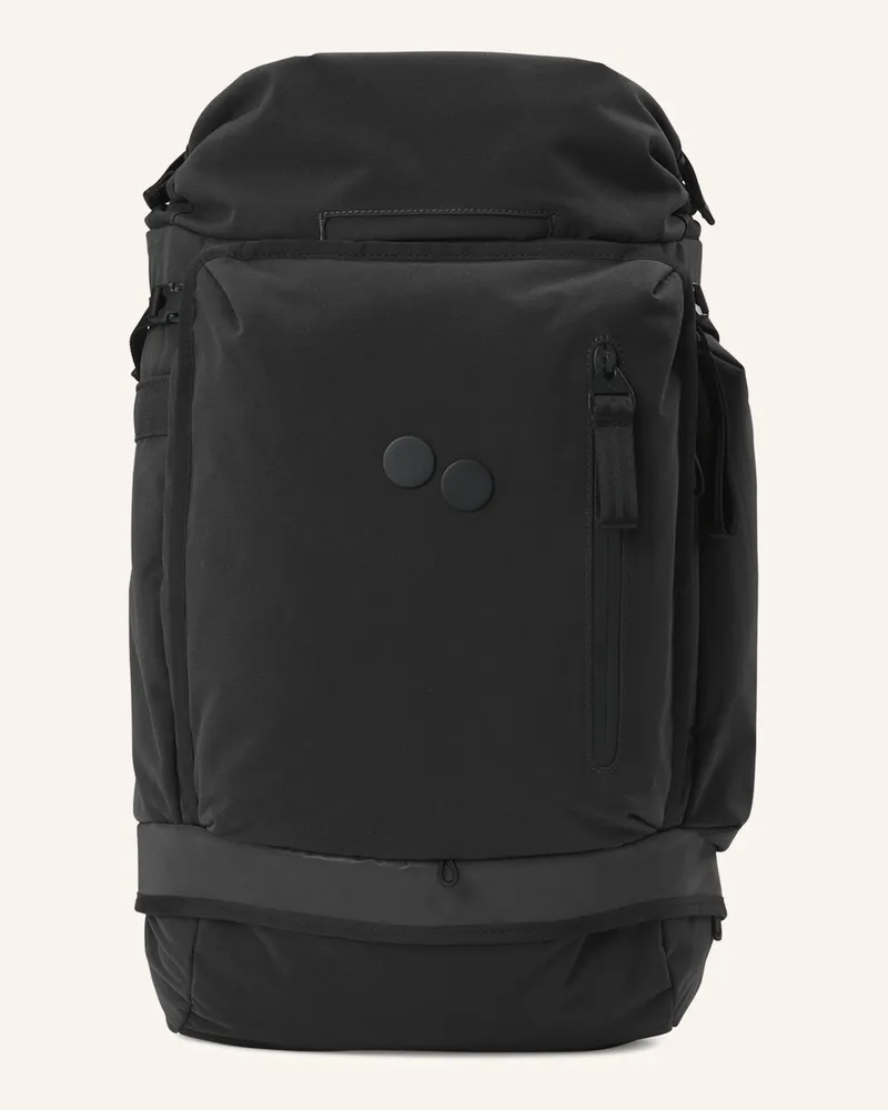pinqponq Rucksack KOMUT MEDIUM mit Laptop-Fach Schwarz