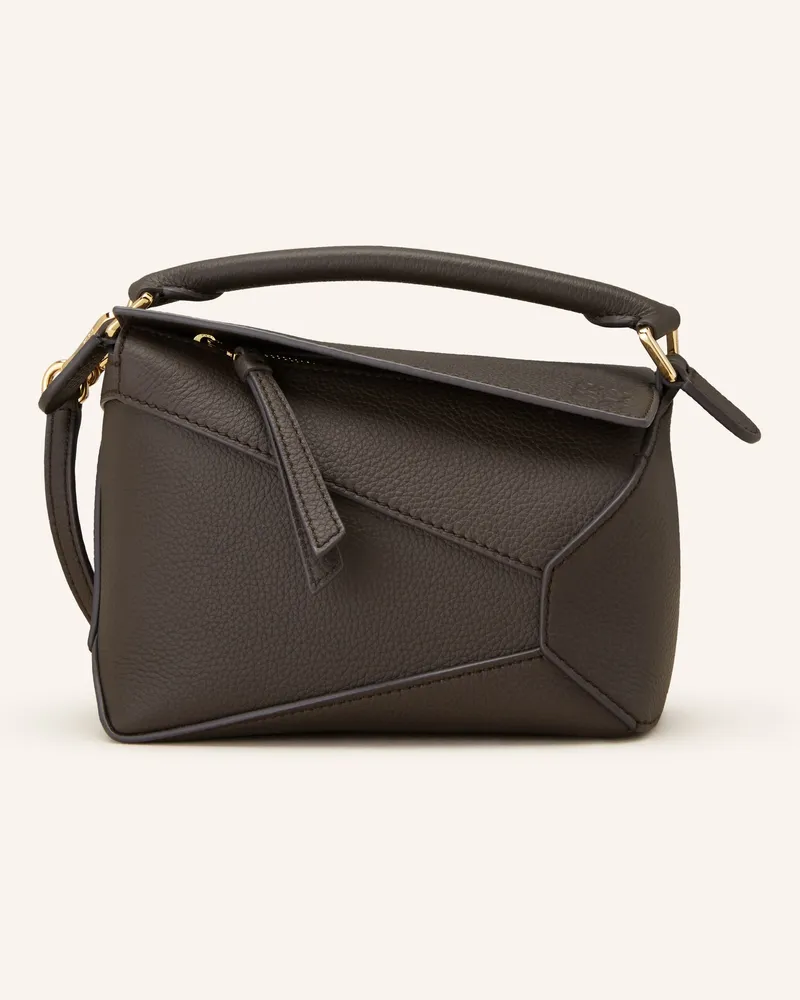 Loewe Umhängetasche Puzzle Edge Mini grau Dunkelgrau