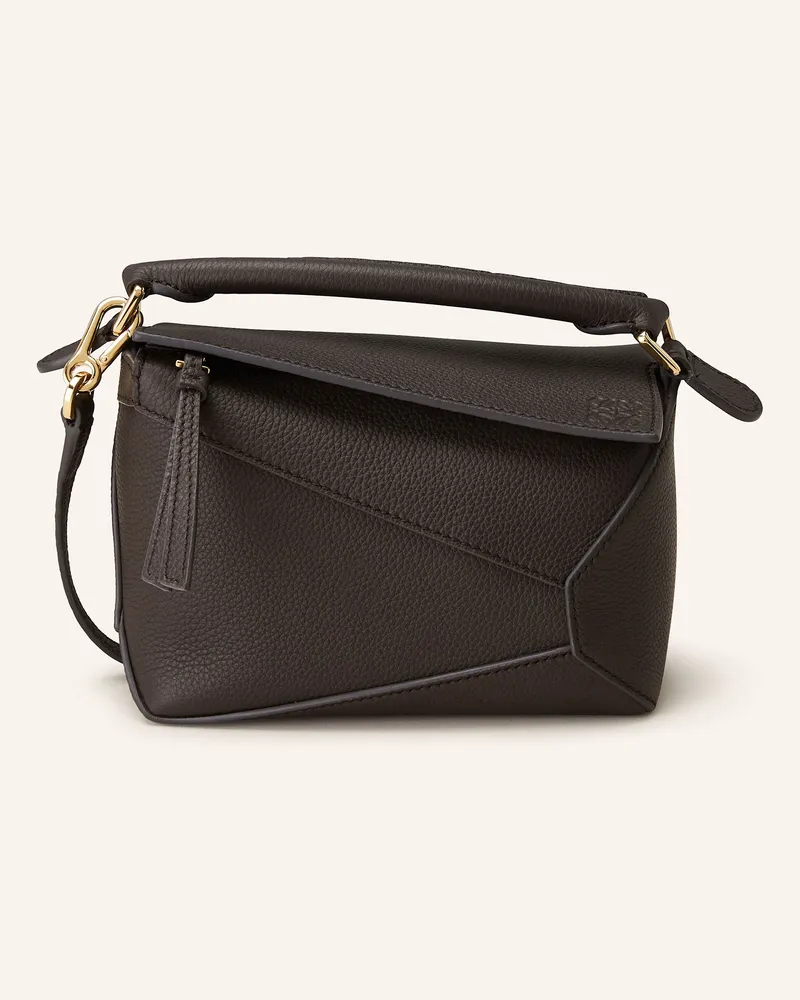 Loewe Umhängetasche Puzzle Edge Mini grau Dunkelgrau