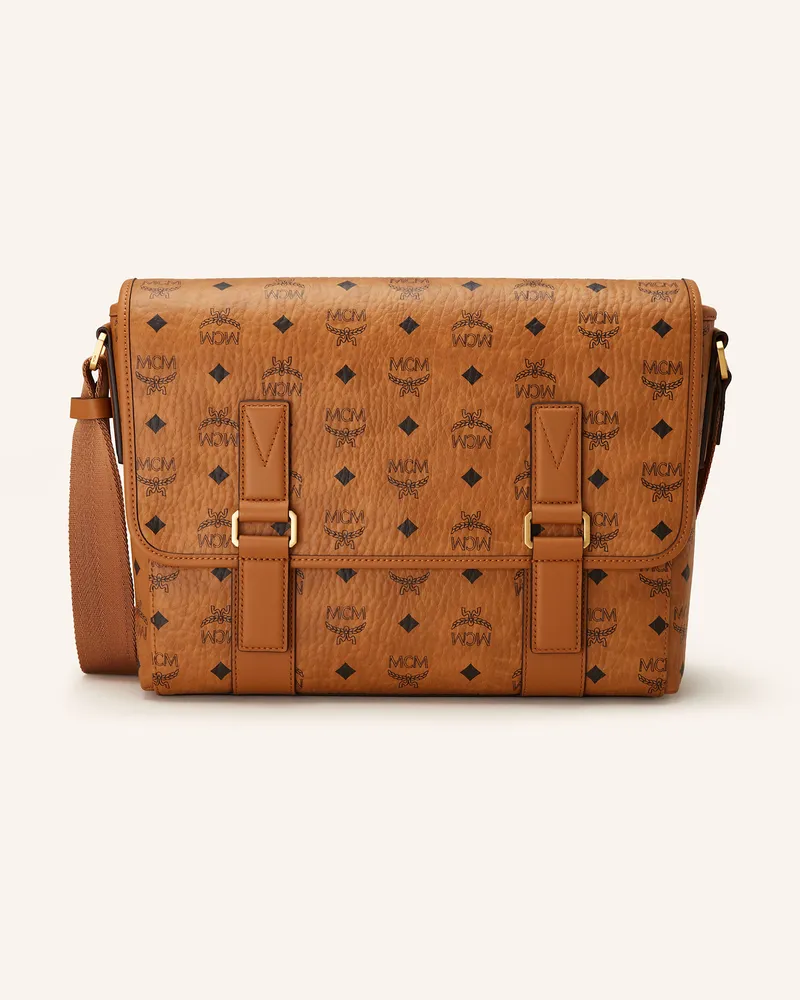 MCM Umhängetasche AREN VI Cognac