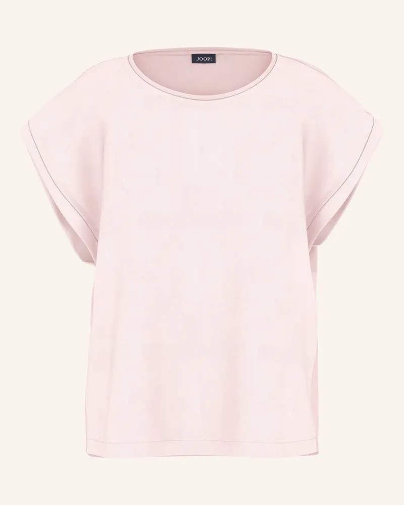 JOOP! Blusenshirt Taila Im Materialmix rosa Hellrosa