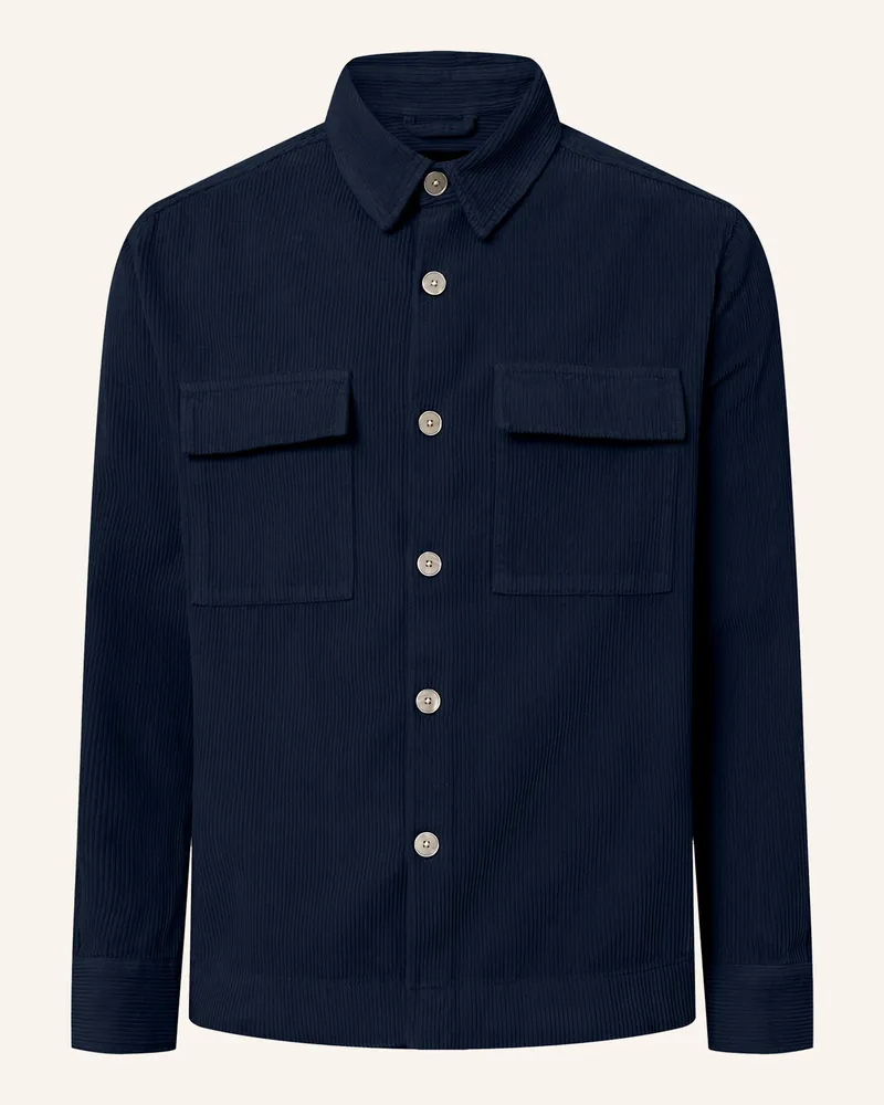 Maerz Cord-Overjacket blau Blau
