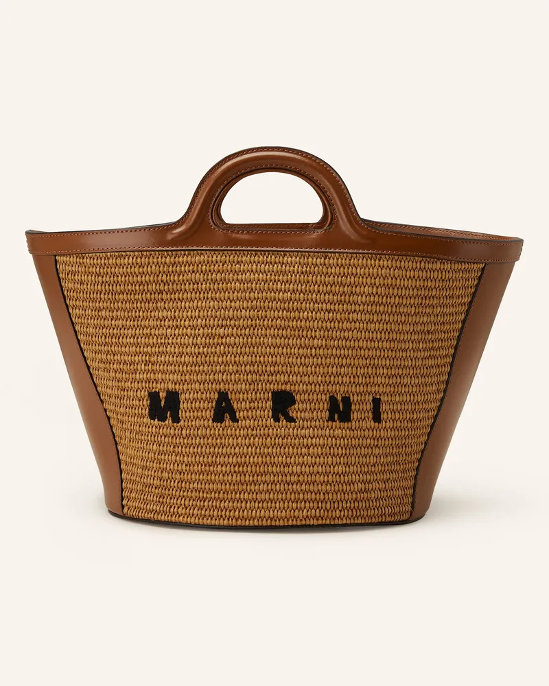 Marni Handtasche TROPICALIA SMALL Cognac