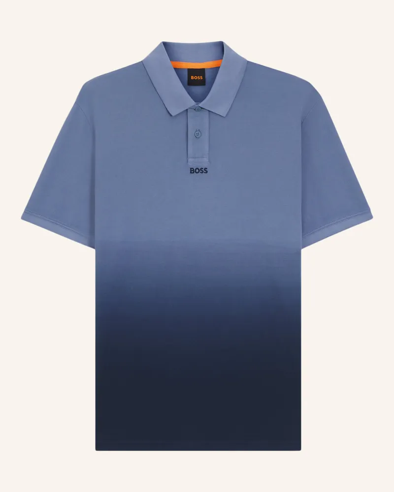 HUGO BOSS Poloshirt PE_GRADIENT_IN Regular Fit Hellblau