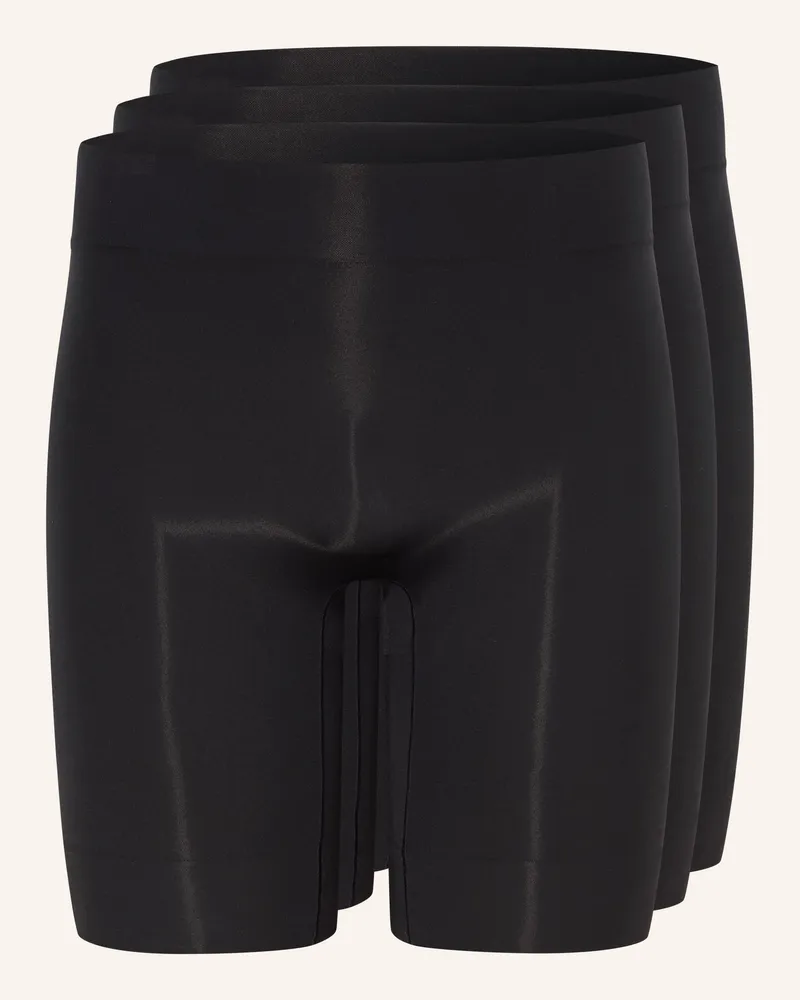 Jockey 3er-Pack Longpants Ultralight Smoothing schwarz Schwarz