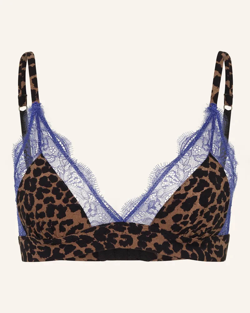 OH APRIL Triangel-BH LOVE LACE Braun