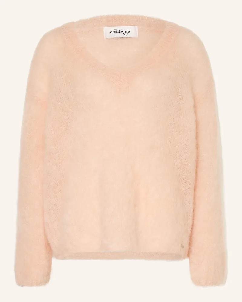 ottod’Ame Pullover Mit Mohair rosa Hellbraun