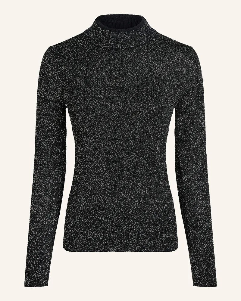 Karl Lagerfeld Top grau Dunkelgrau