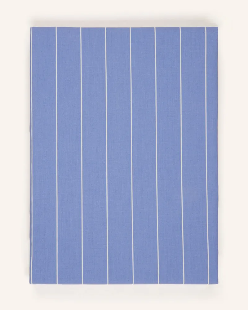 TEKLA Bettbezug STAY aus Leinen Blau