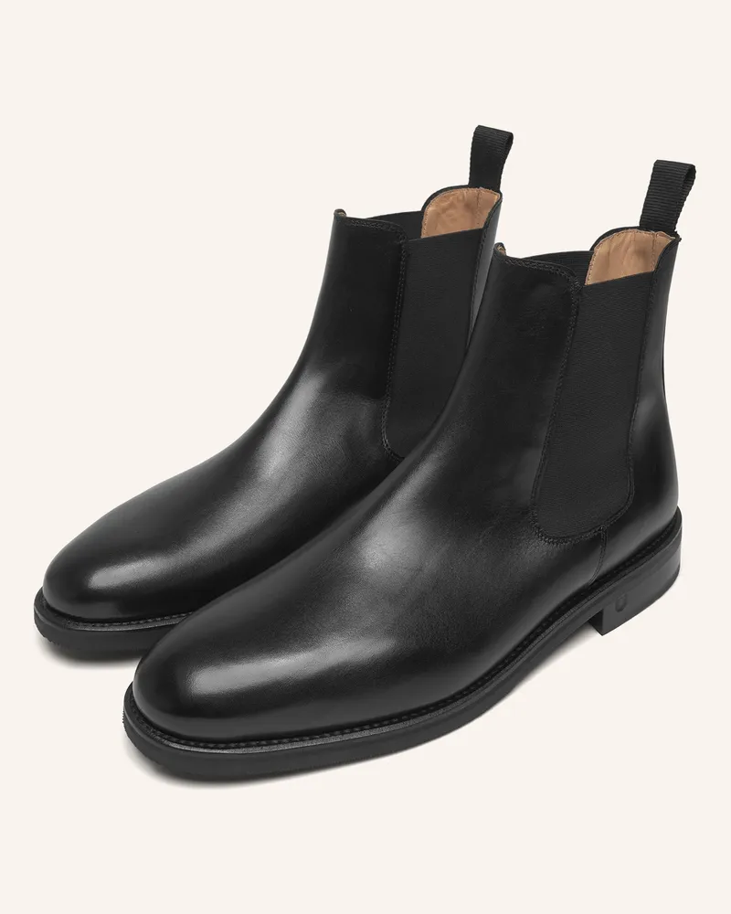 Henry Stevens Chelsea Boots Winston cb2 schwarz Schwarz