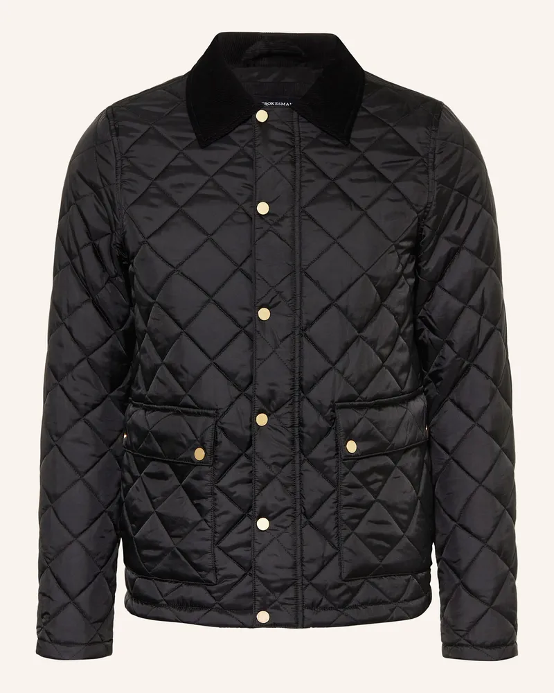 Strokesman's Steppjacke Schwarz