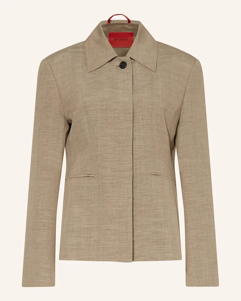 MAX&Co. Blazer Mcopace braun Hellgrau