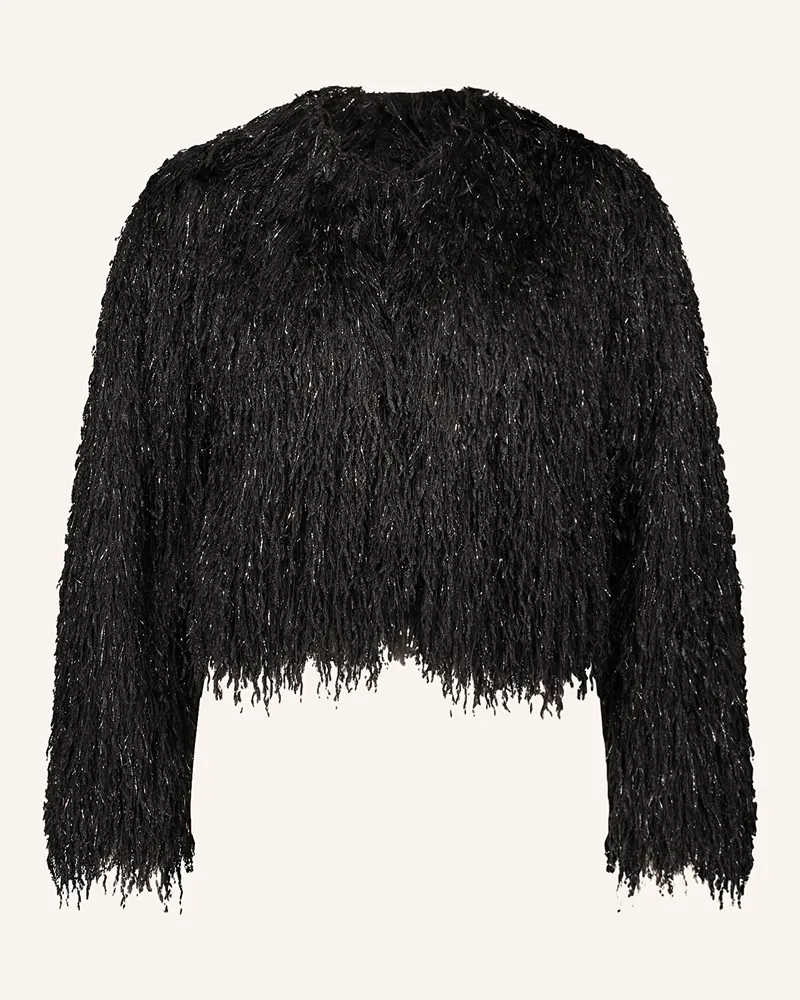 Vera Mont Bolero mit Glitzergarn Schwarz