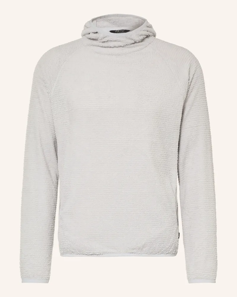 me°ru' Fleece-Hoodie Allentown grau Hellgrau