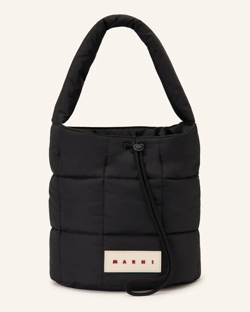 Marni Beuteltasche schwarz Schwarz