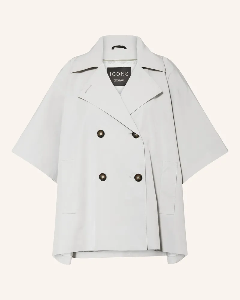 Cinzia Rocca Cape grau Hellgrau