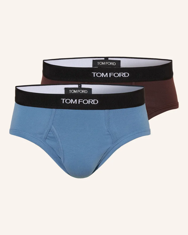 Tom Ford 2er-Pack Slips braun Dunkelbraun