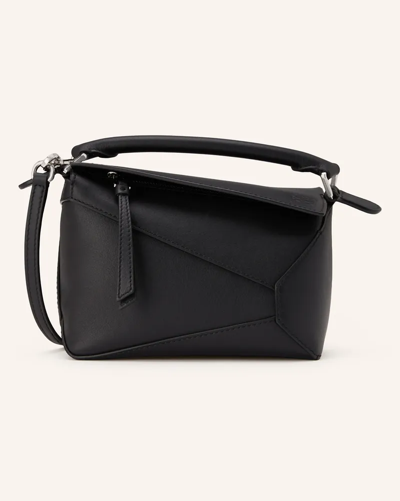 Loewe Handtasche PUZZLE EDGE MINI Schwarz