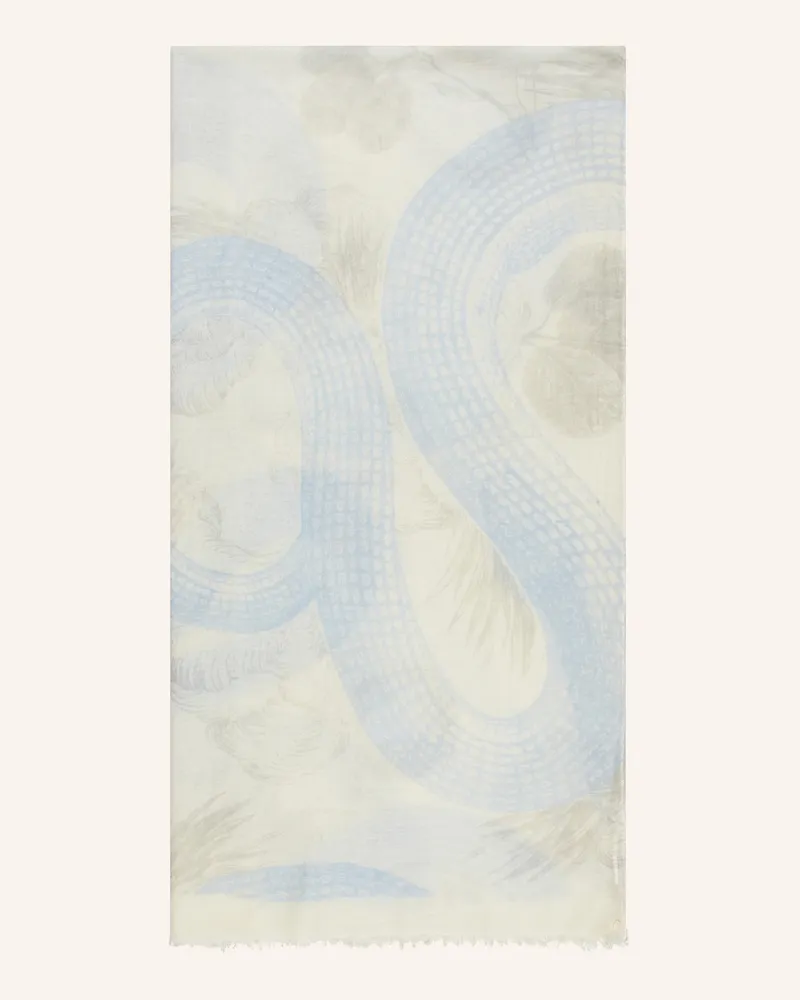 Friendly Hunting Cashmere-Schal GARDEN EDEN Hellblau