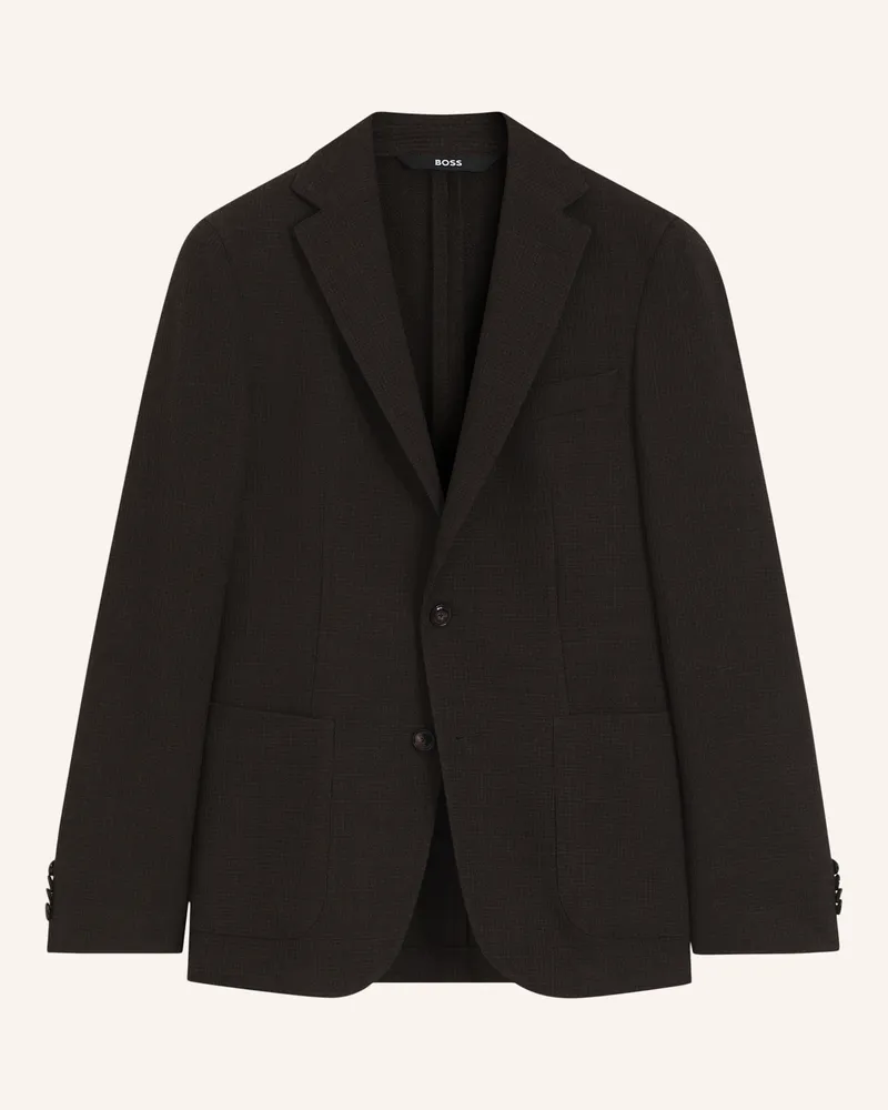 HUGO BOSS Sakko C-Hanry-263 Slim Fit braun Dunkelbraun