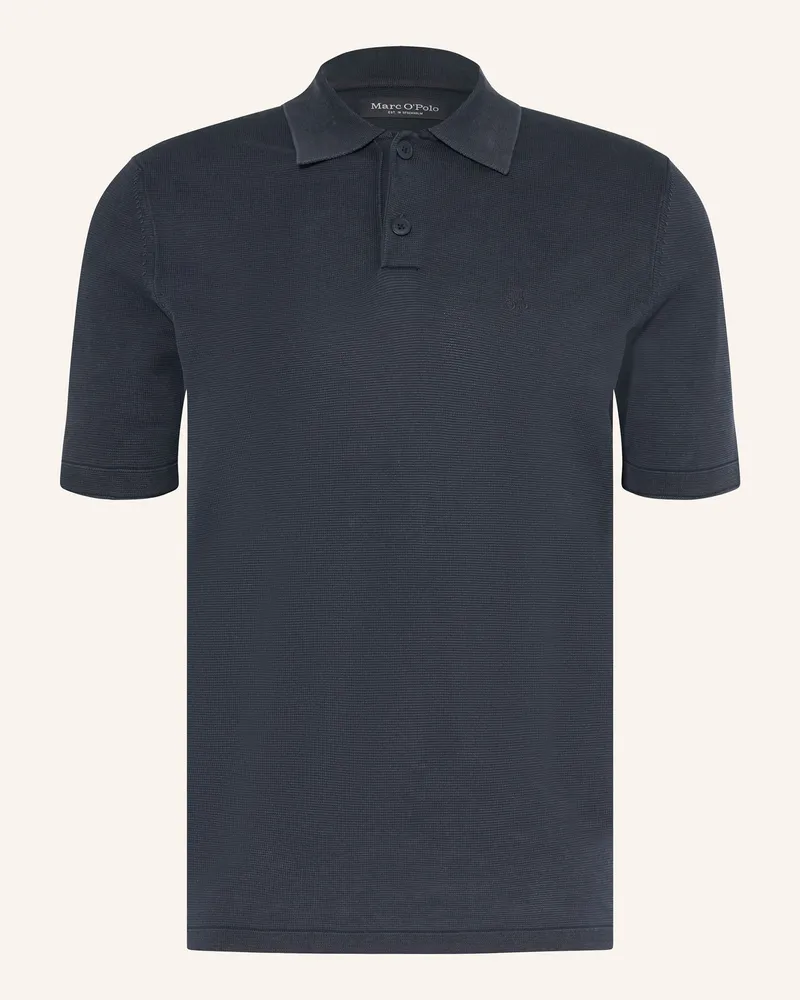 Marc O'Polo Piqué-Poloshirt Dunkelblau