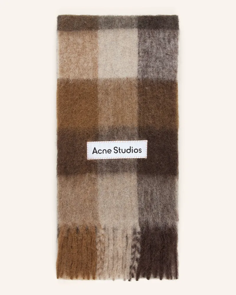 Acne Studios Schal Mit Alpaka braun Braun