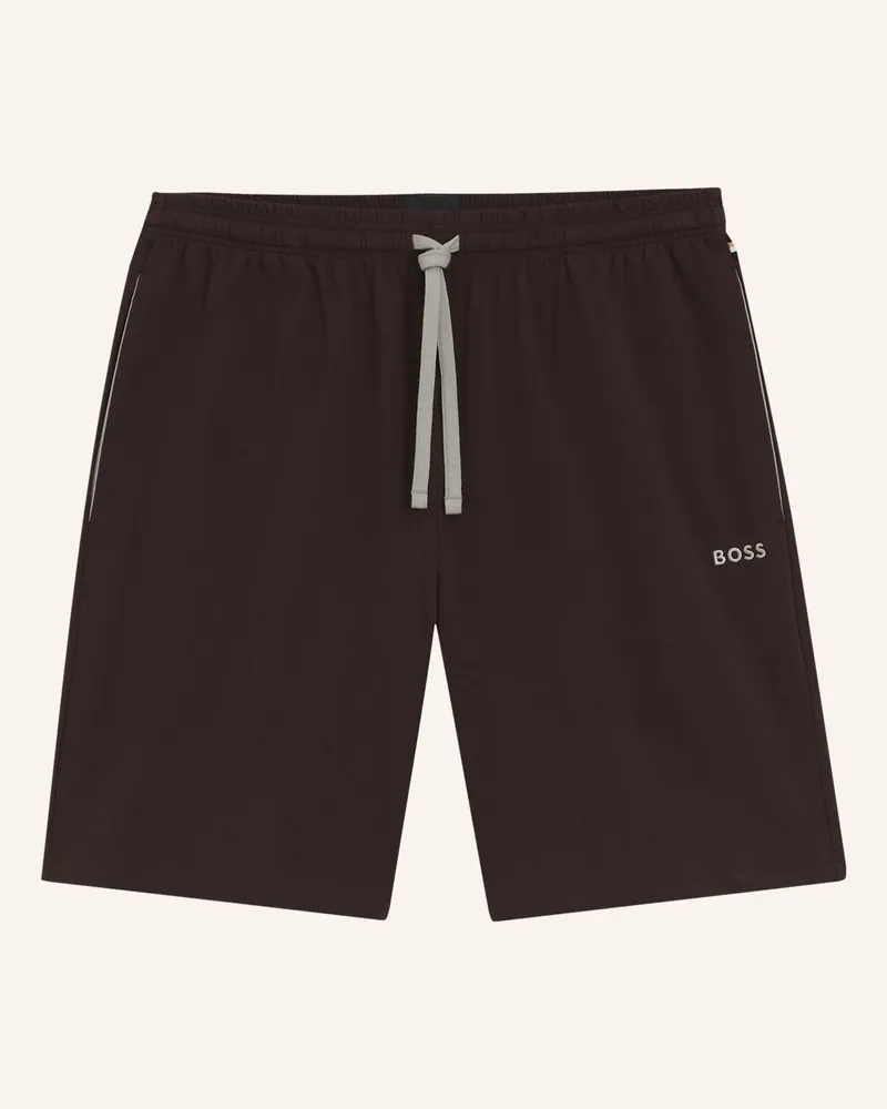 HUGO BOSS Loungewear Bottoms Mix&Match Short Cw braun Dunkelbraun