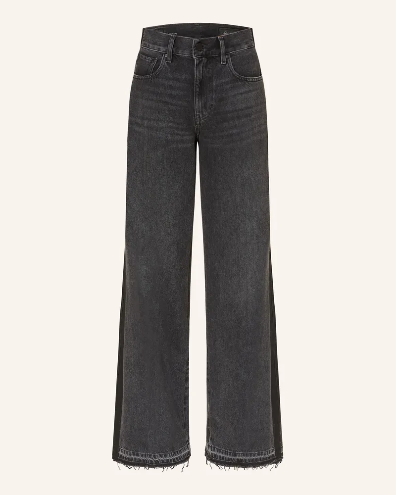 Adriano Goldschmied Wide Leg Jeans Hyeres schwarz Bobn