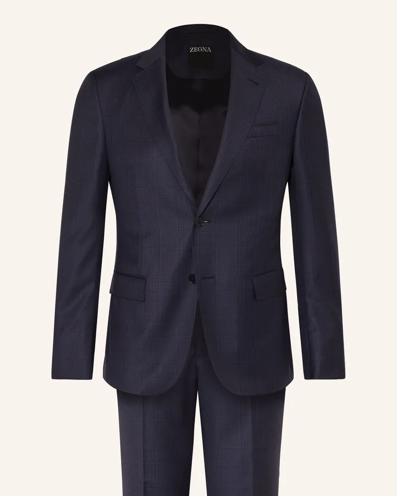 Ermenegildo Zegna Anzug Drop 8 Tailored Fit blau 722