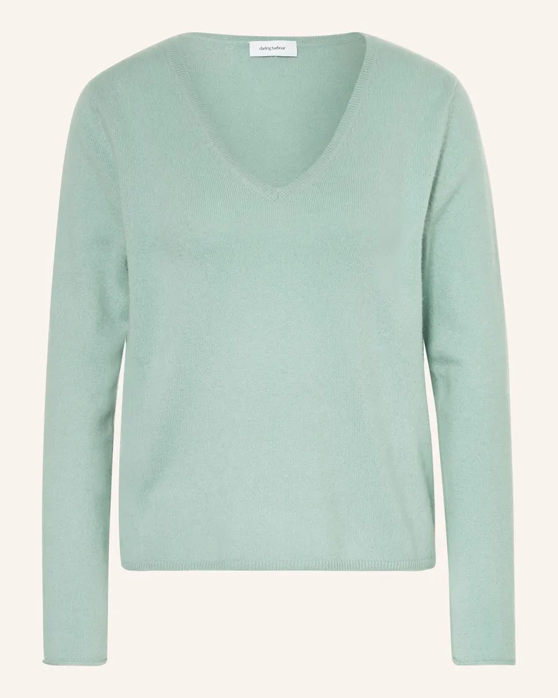 Darling Harbour Cashmere-Pullover Eukalyptusgrün