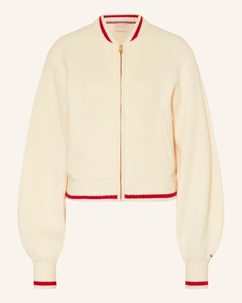 Tommy Hilfiger Strickjacke Creme
