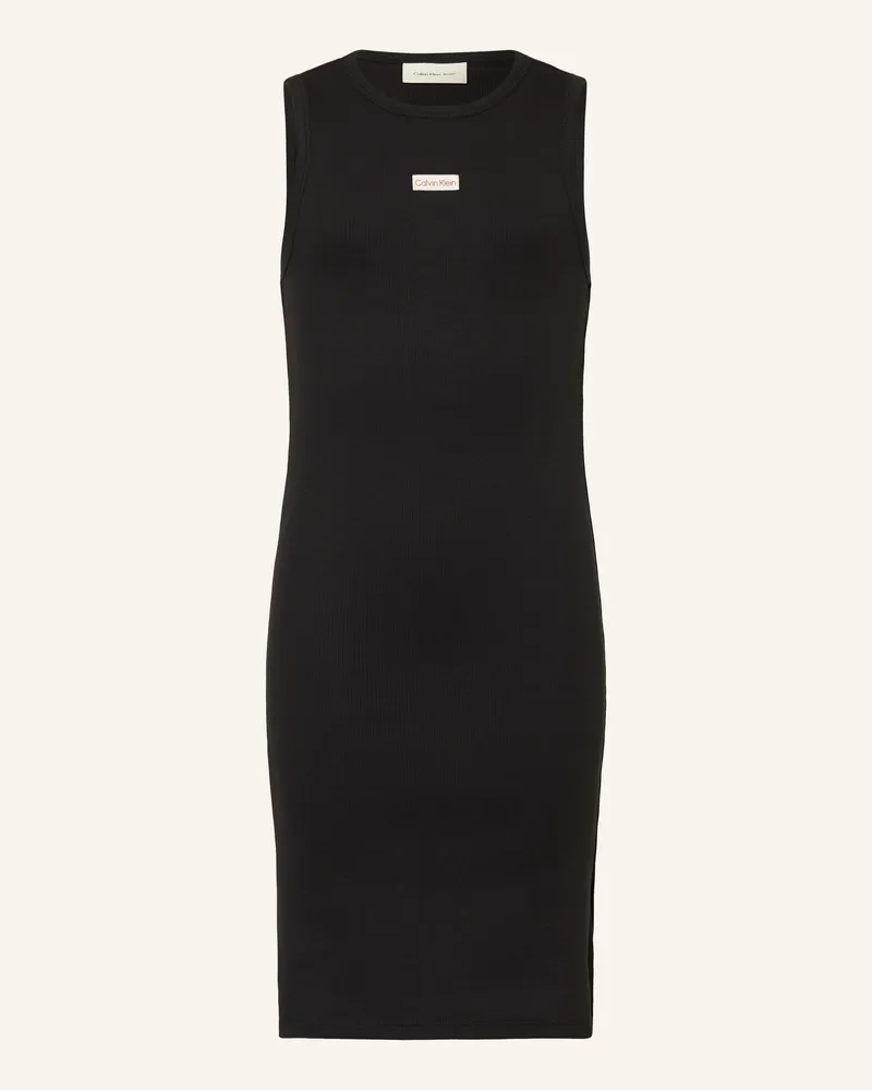 Calvin Klein Jerseykleid schwarz Schwarz